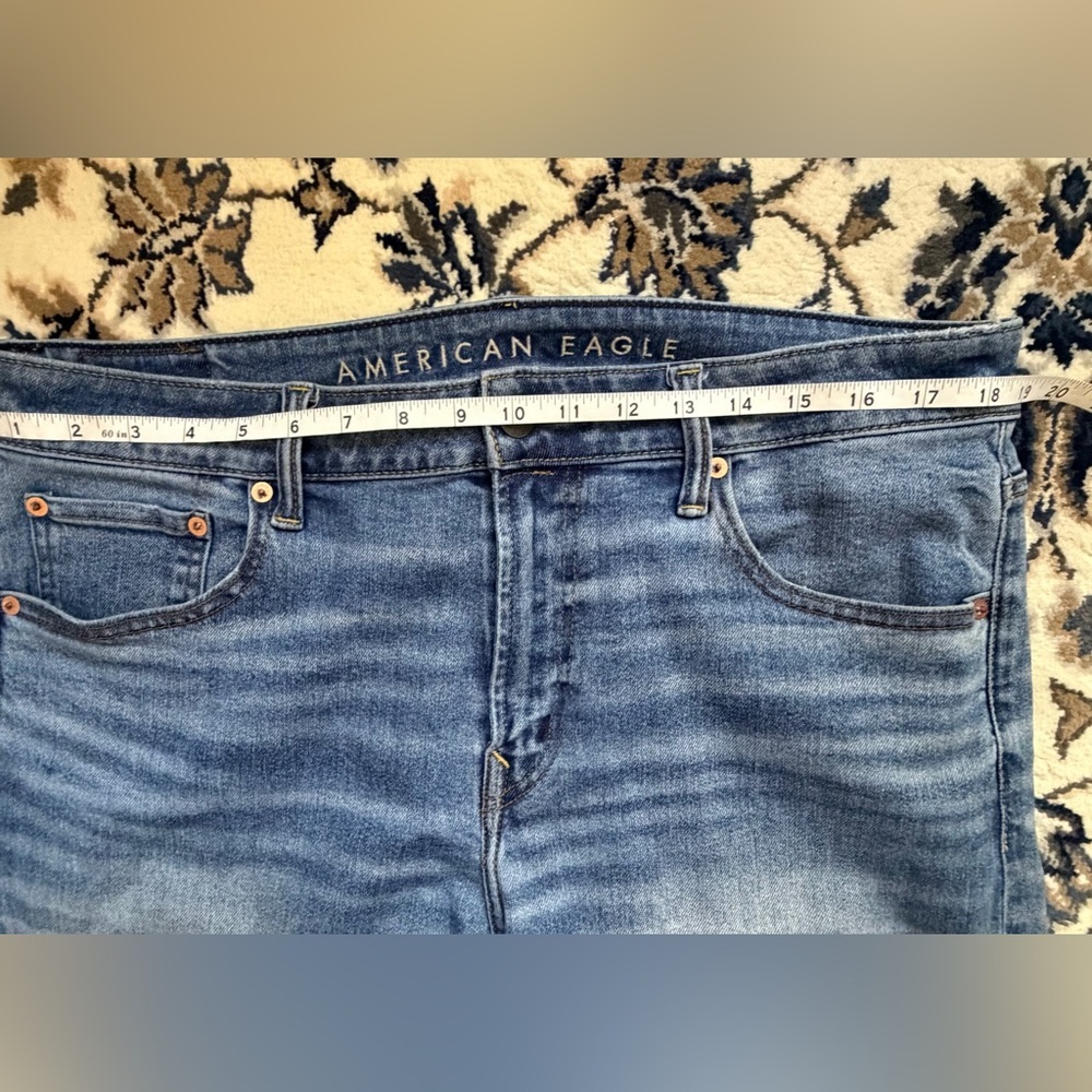American Eagle Outfitters Men’s AE AirFlex+ Skinny Jeans 36x30 Blue High Stretch - Picture 13 of 13
